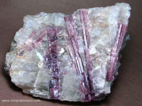 Large Pink Tourmaline Decorator Mineral Specimens and Collector Quality Rubellite Tourmalines
