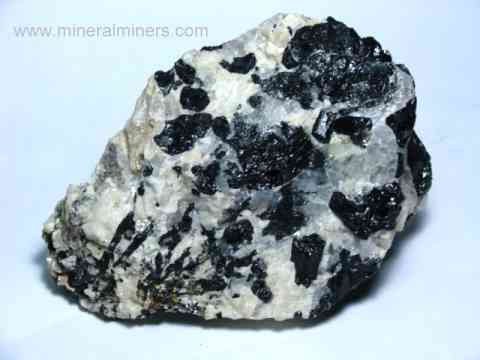 Black Tourmaline in Matrix Mineral Specimens