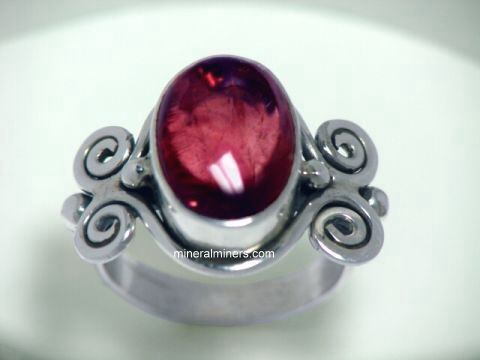 Sunset Tourmaline Gemstone Ring
