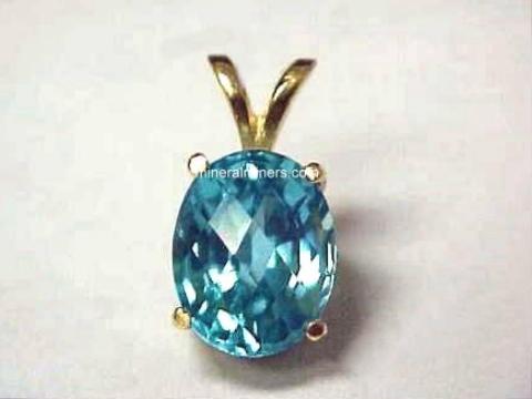 Blue Zircon Jewelry