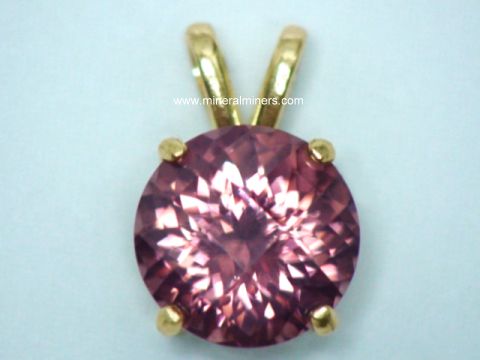 Champagne Zircon Pendants: Natural Champagne Zircon Gemstone Pendants